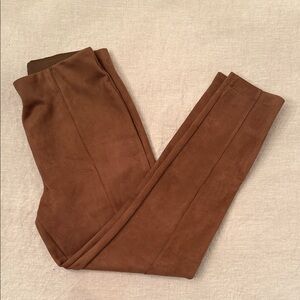 LOFT Rich Tan Suede Pants